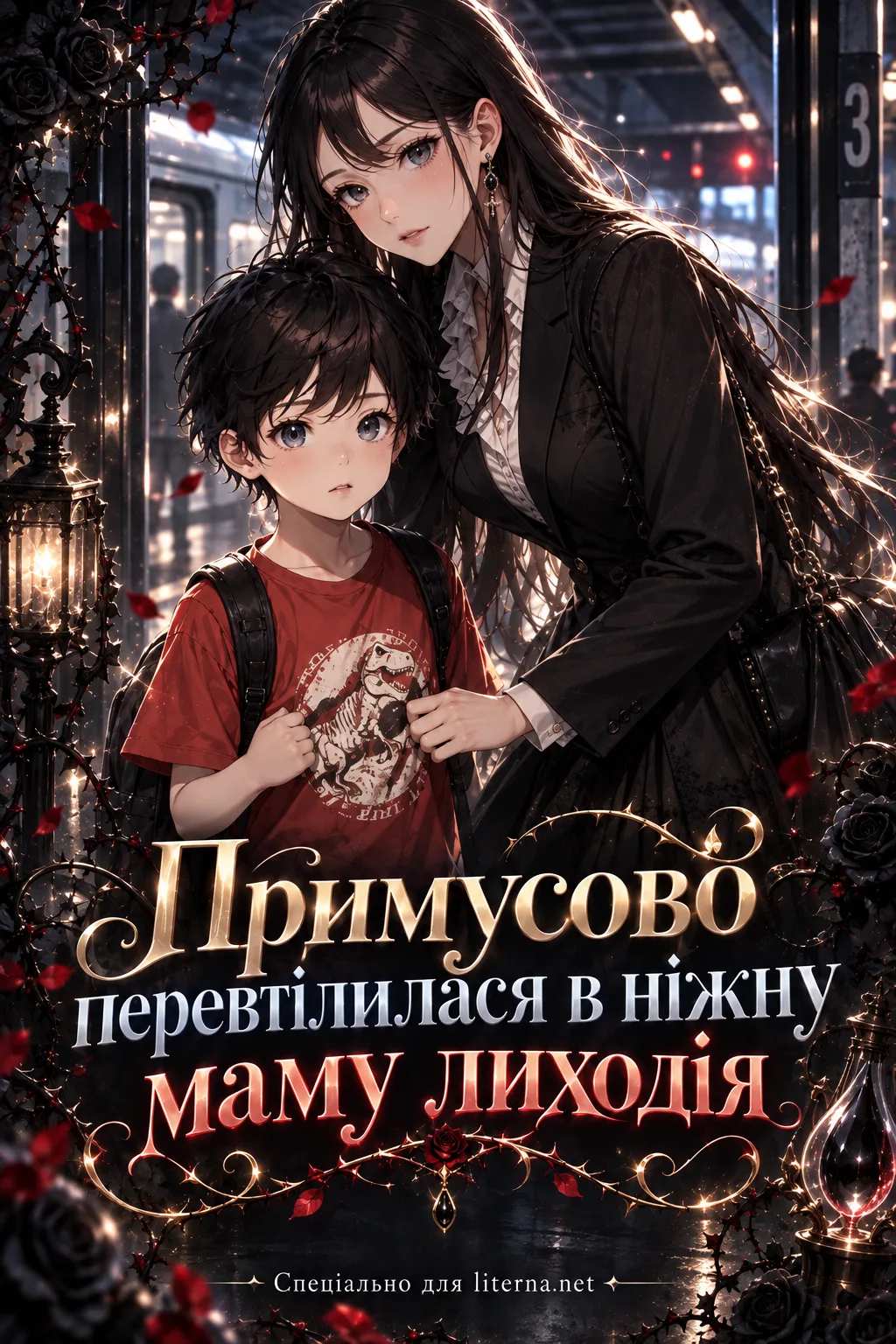 «Примусово перевтілилася в ніжну маму лиходія.»